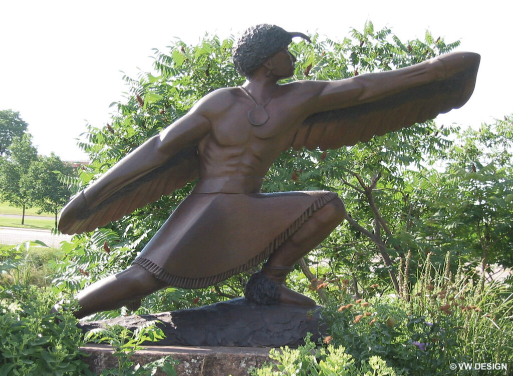 Dance of the Eagle sculpture