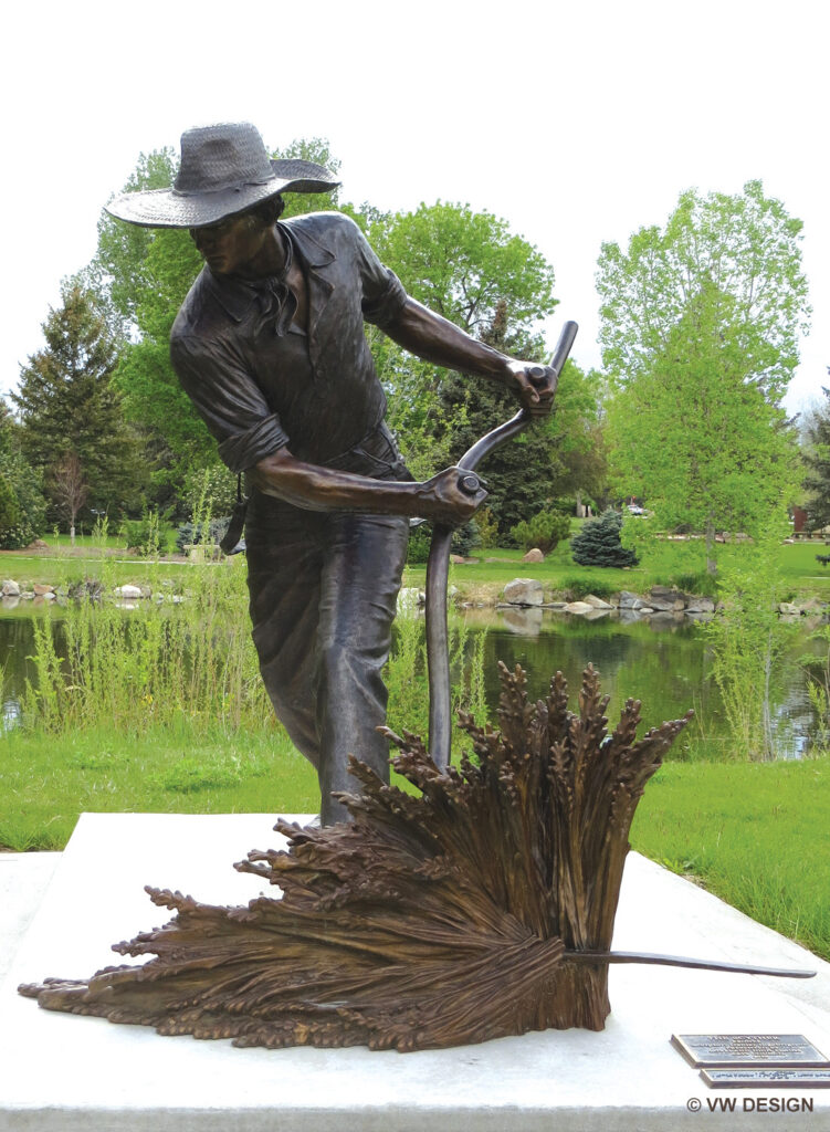 The Scyther sculpture