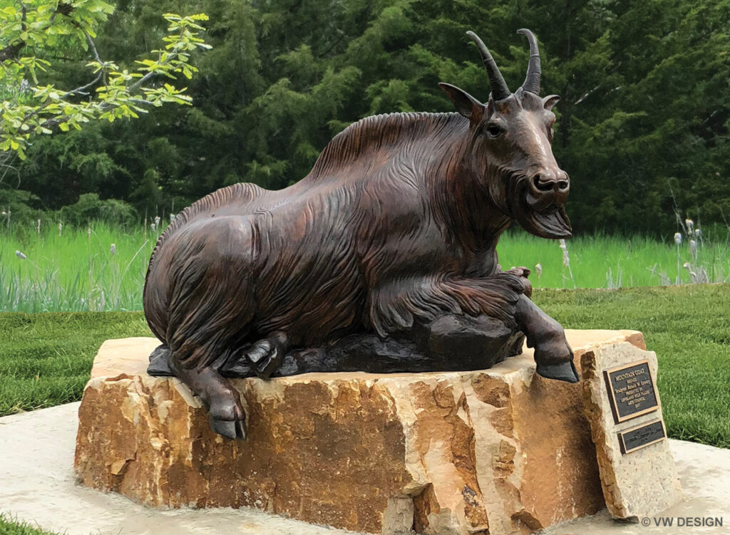 Mountain Goat sculpture