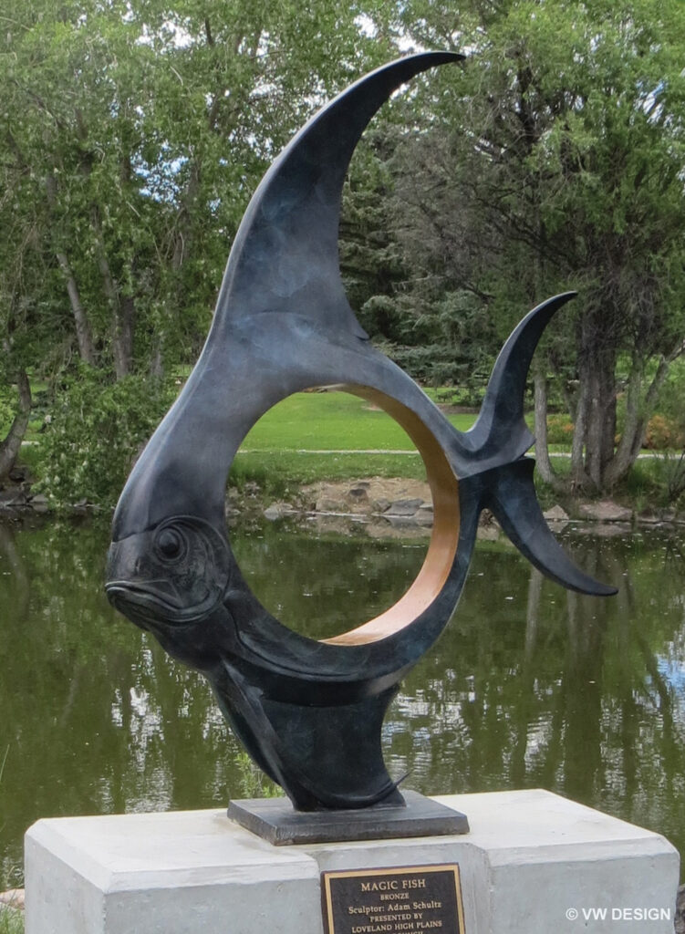 Magic Fish sculpture